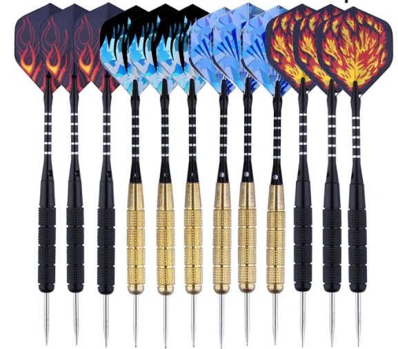 Customized&Best Quality 18g-24g Brass Darts with Aluminum Shaft/Steel Tip Brass Dart set