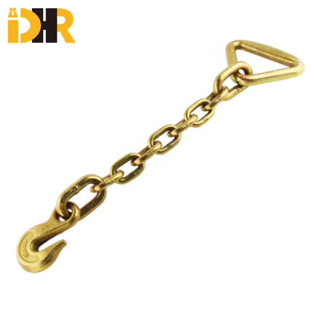 G70 Color Coated Ratchet Load Binder Chain with Triangle Ring