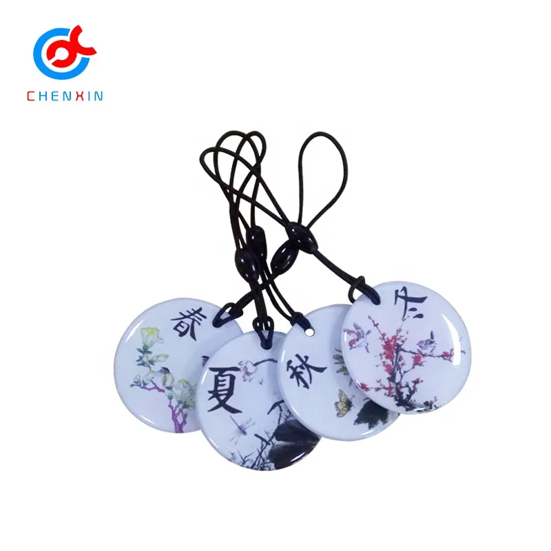 Смарт RFID Клей капля карты 13,56 МГц rfid карта круглый Смарт клей карта Заводская оптовая продажа под заказ