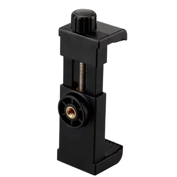 Smartphone Holder with 1/4 Screw Universal Tripod Monopod Mount Adapter Phone Holder for Tripod Cell Phone