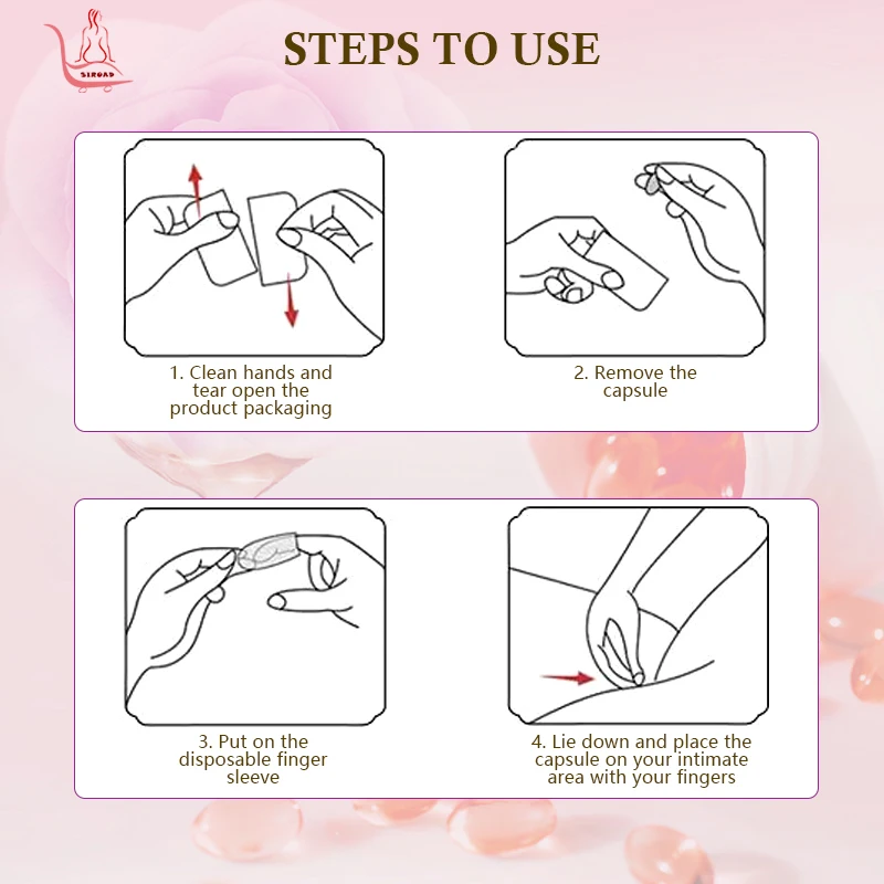 Wholesale Sexual Orgasm Capsules For Woman Female Aphrodisiac Yoni Climax Capsule Yoni Pops