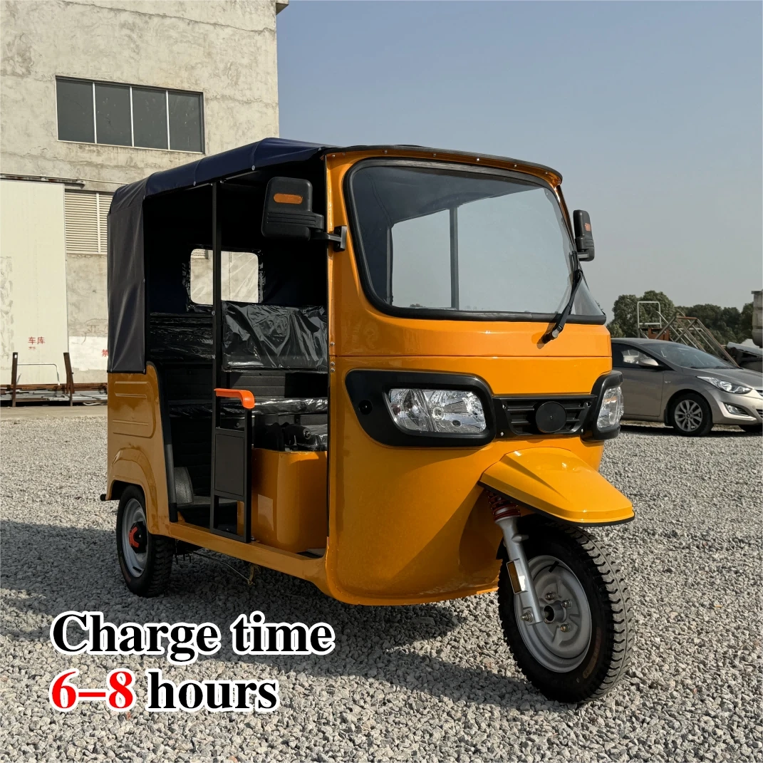 ZK3WY Factory Directly Supply 3 Wheel Tricycles Drum Brake Tuk Tuk e-Rickshaw Electric Tricycles For Passenger