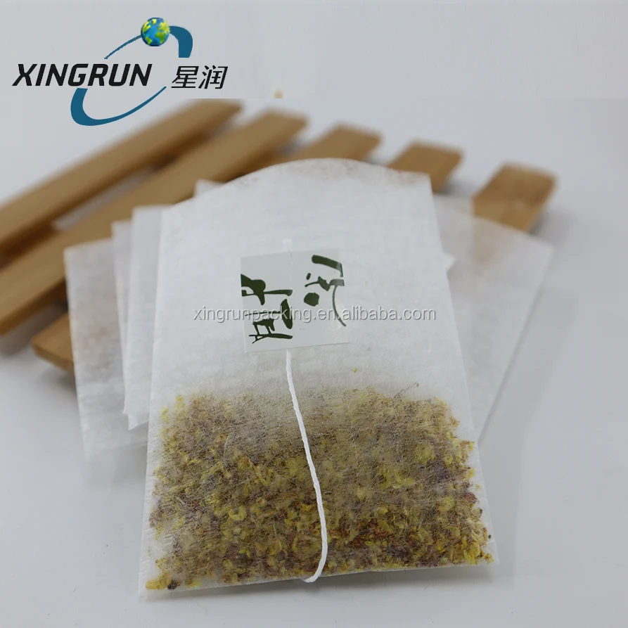 Filter Bags Natural Material Empty Tea Bag Nylon Mesh Triangle Filter Bag For Tea Packaging