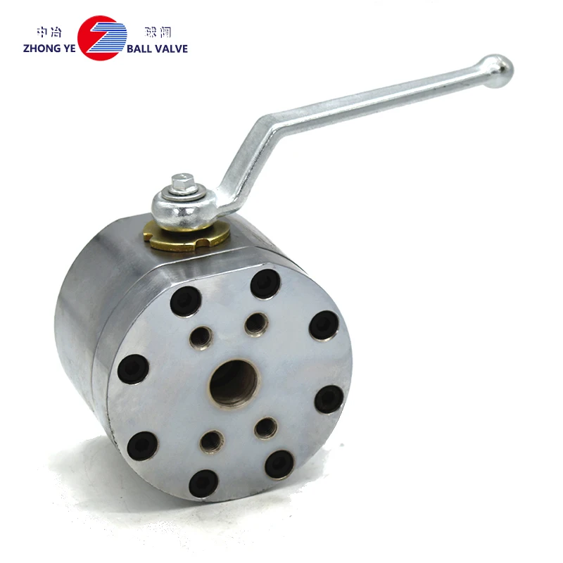 Good quality factory directly  KHSAE-210-32 ball valve 3 4  high pressure with fixed flange  for hydraulic system
