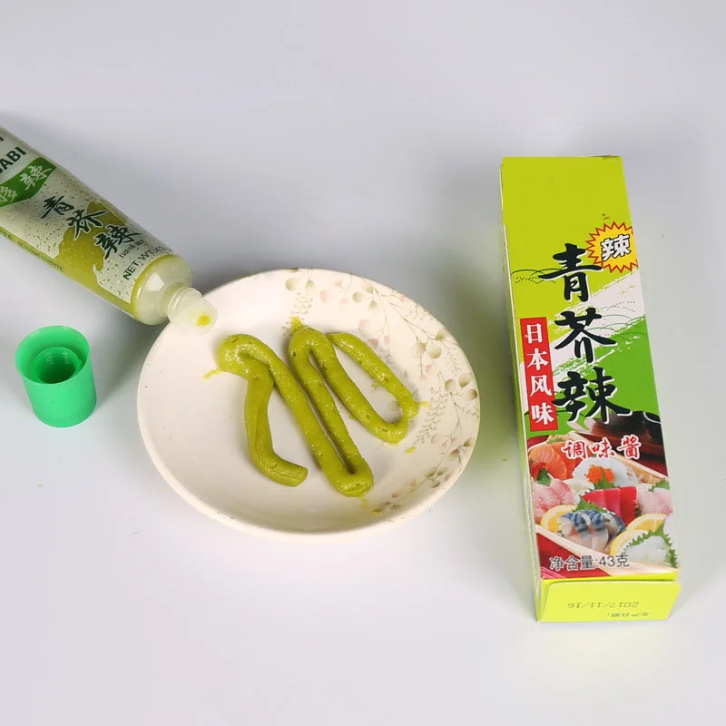 Hot Japanese Sushi Seasoning Wasabi Paste Spicy Horseradish Wasabi Paste Tube 43g