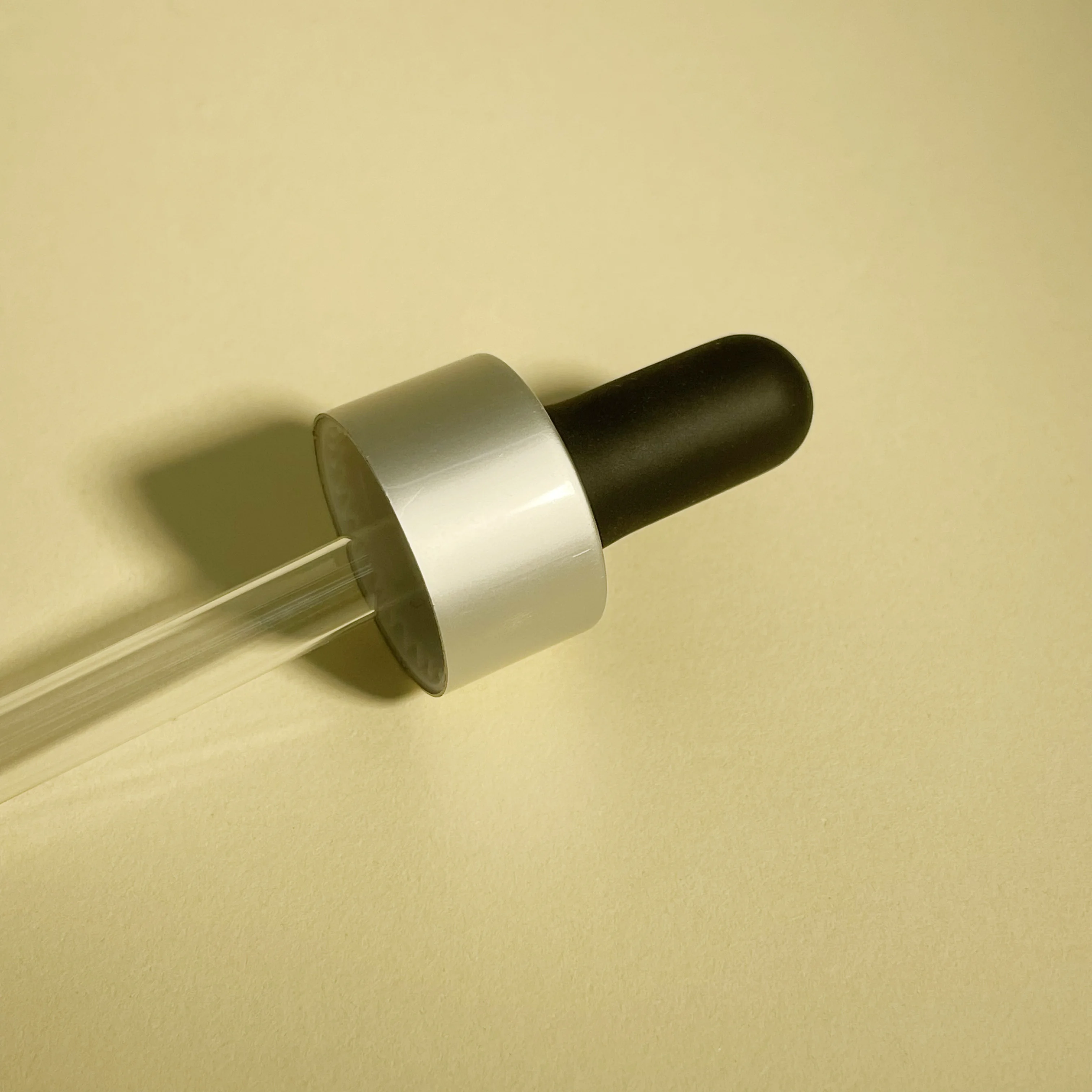 1ml Clear Glass Dropper Calibrated Glass Pipette Dropper with Rubber Cap for Essential Oil Bottles