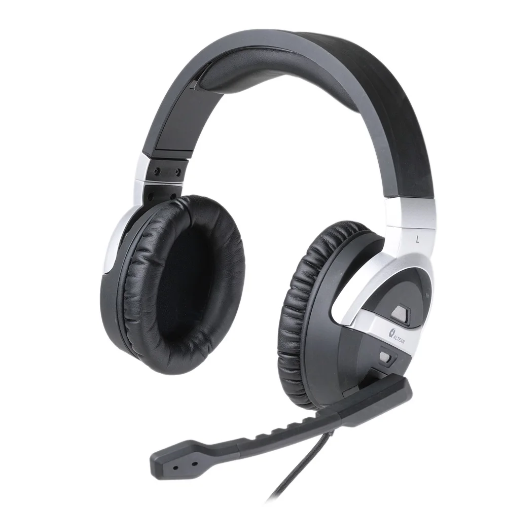 Stereo sound over ear noise cancelling anc Headphone best 3D audio for gaming with microphone