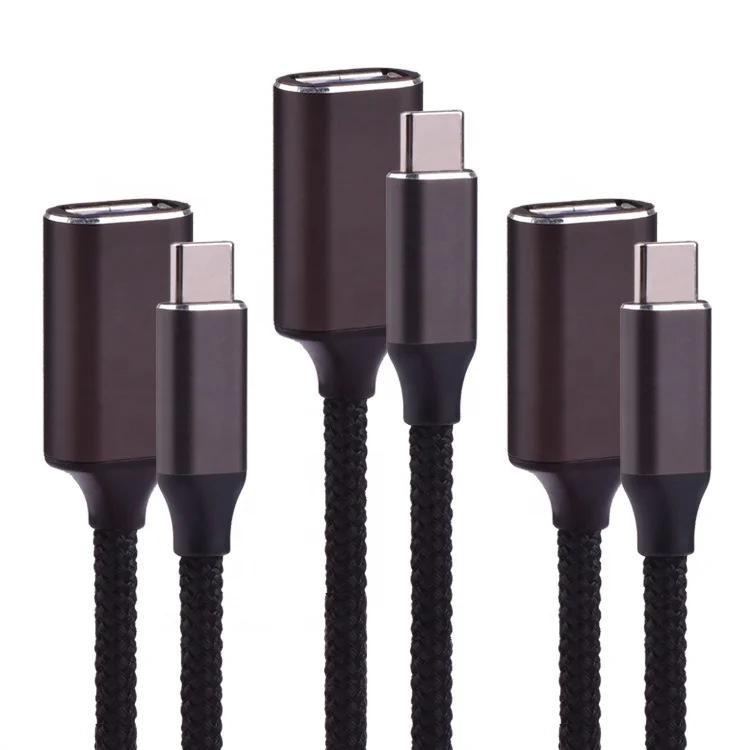 Дешевые цены Тип C 3 0 мужчина к Usb Женский адаптер OTG кабель для мобильного телефона