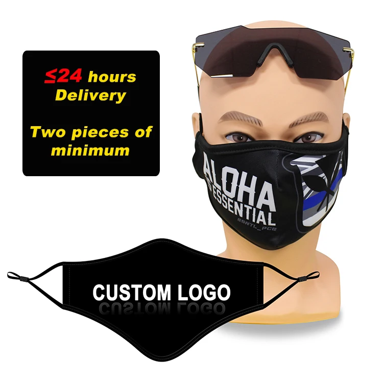Face Maskes Mascarillas Faciales Custom Fashion Cotton Party Designer Halloween Logo Filter Adult Kids Polyester Printed Maskes