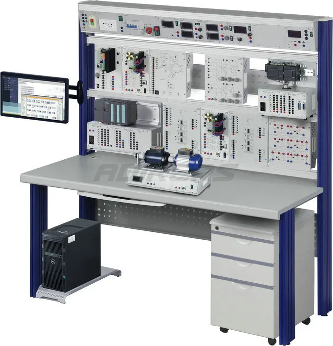 ADIKERS siemens plc training kit plc programming controller trainer simense plc scadatank process training kit