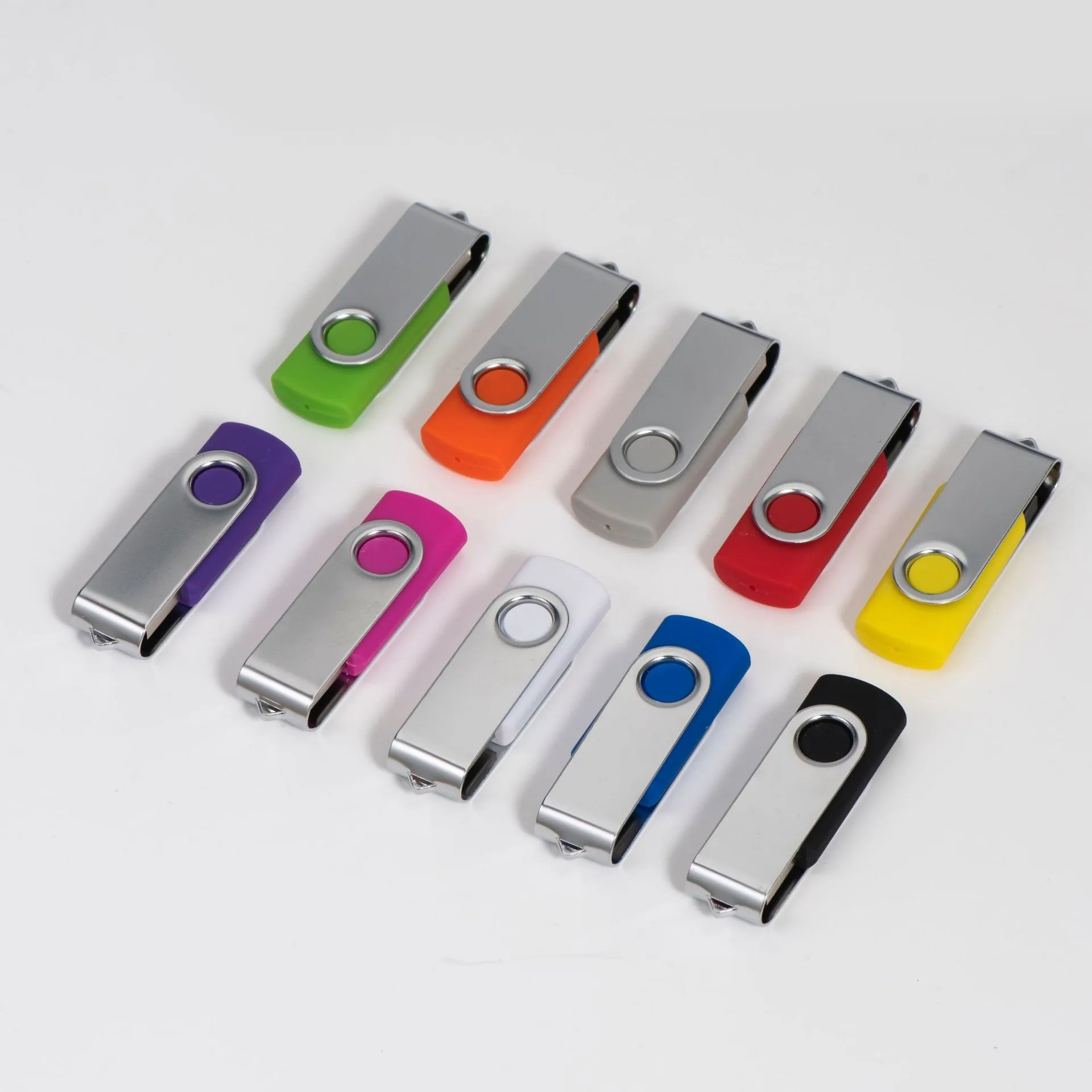 Высококачественная лазерная печать usb флэш-накопитель оптом дешевые флэш-диск заказной твист металлический USB-накопитель usb-накопитель