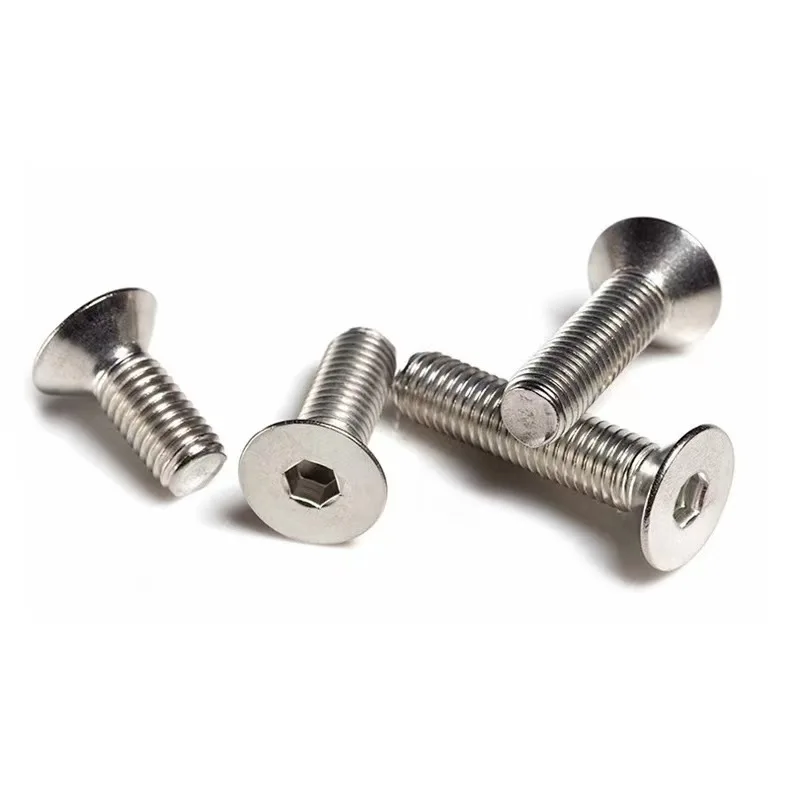 DIN7991 Csk Socket Head Cap Screw 304 316 Stainless Steel Hex Socket Screw Screws Fasteners Socket Head
