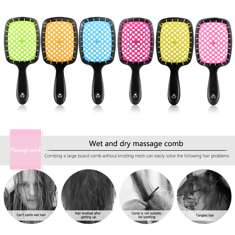 best selling phototherapy scalp massager comb for head  anti-static smooth hair luxury detangling hair brush comb for curly hair