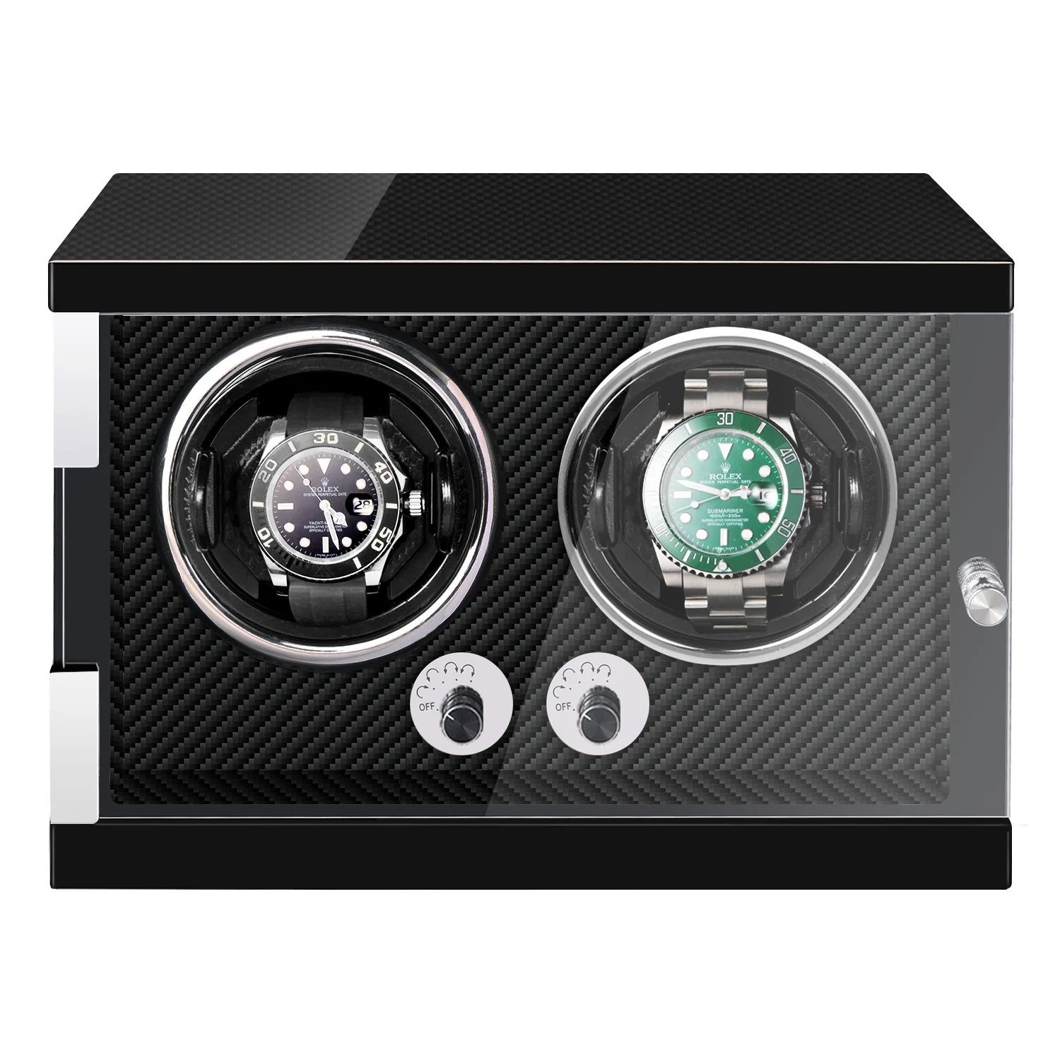 Gostar Jewelry Embers Wooden Automatic Watch Winder 2 4 6 9 12 Watches Storage Box Shaker Fingerprint Unlock Watch Winder Case