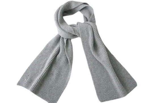 Индивидуальный однотонный Простой стиль Вязаный теплый шарф