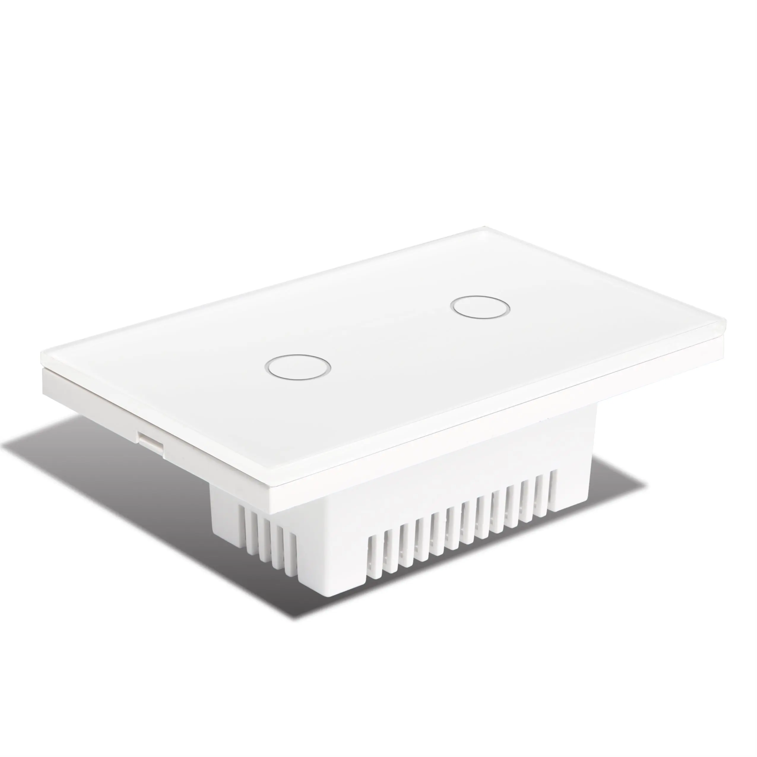 Larkkey Smart Life Tuya Wifi 2 Gang Switch Switch Share Wifi Wall Touch Smart Switch