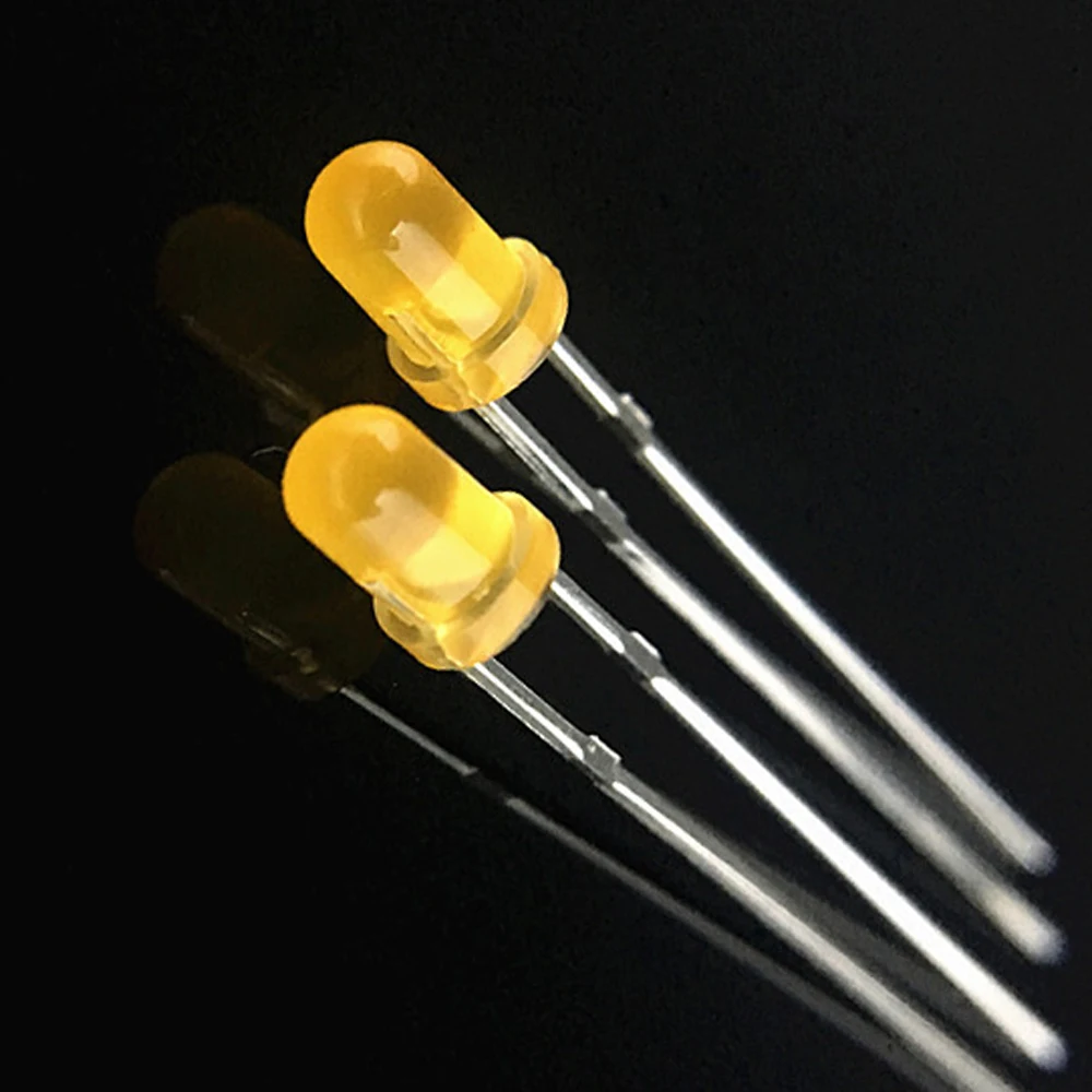 Лучшая цена Белый Синий Зеленый Желтый Красный УФ-ИК круглые Epistar чипы 3 мм рассеянный светодиодный Диод для световых индикаторов