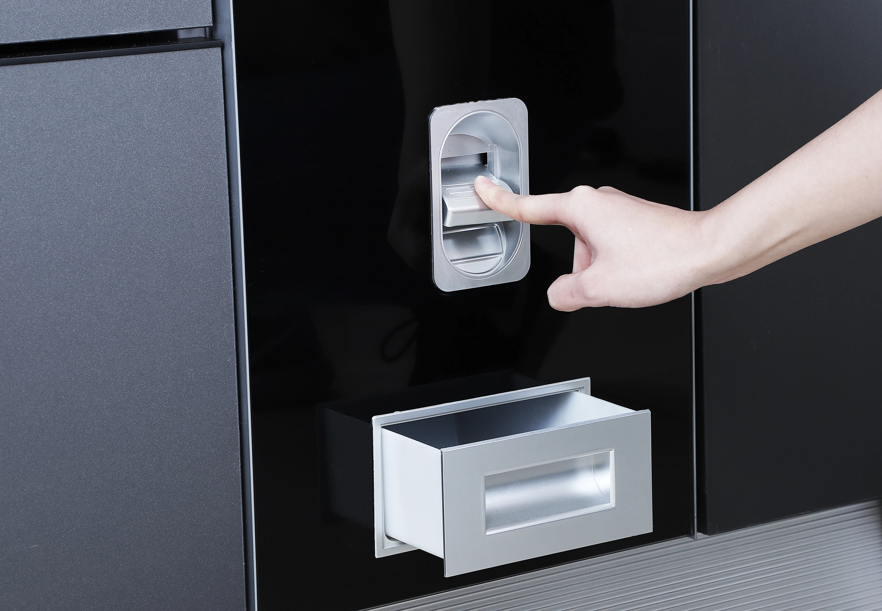 Healthy Kitchen Use Cabinet Style Rice Dispenser Box Kitchen Rice Cabinet Stainless Steel Rice Cabinet