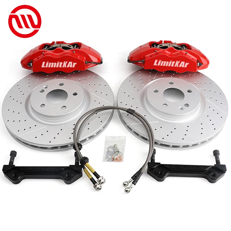 Big Brake Kit Forging Caliper 4 Piston RS4 355*32MM Rotor Disc For Audi A1 A3 A4 A6 A7 A8 RS3 RS5 S4 S7 TT Mk3 MK5 18 inch Wheel