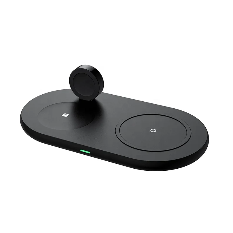 CE FCC RoHS New Arrival 3 In 1 Wireless Charger Dock Cell Phone Holder 15W Wireless Charging Station Qi Fast Wireless Charger