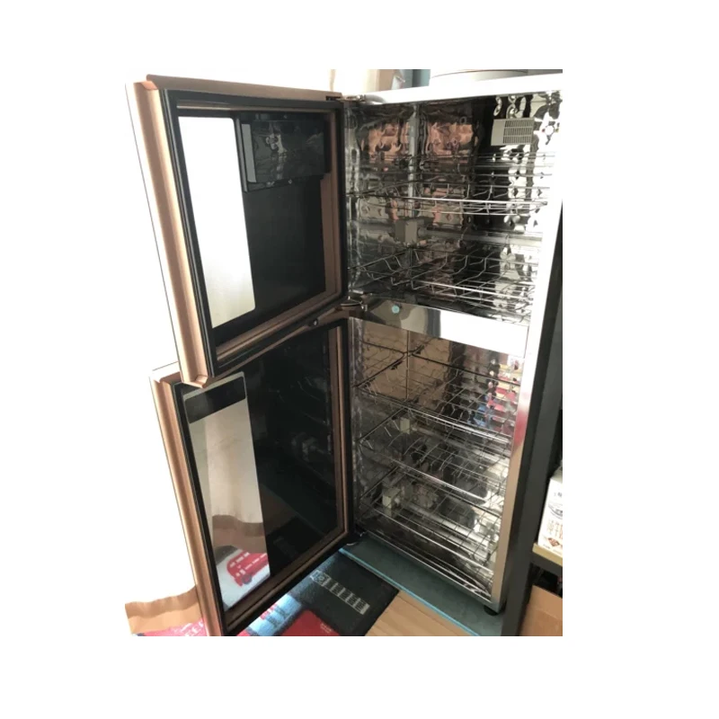 Multi-Functional Kitchen Ozone Double Doors Kitchen Dish Tableware Ozone Money Sterile Disinfection Cabinets For Towels