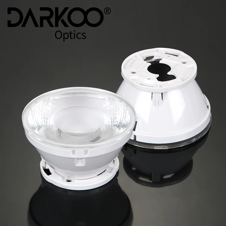 Spot Track Lighting Optical Manufacturer Lens Round Plastic Led Light Lens Custom 30-Deg Angle 3030 24 Degree 5050 Pc Light Lens