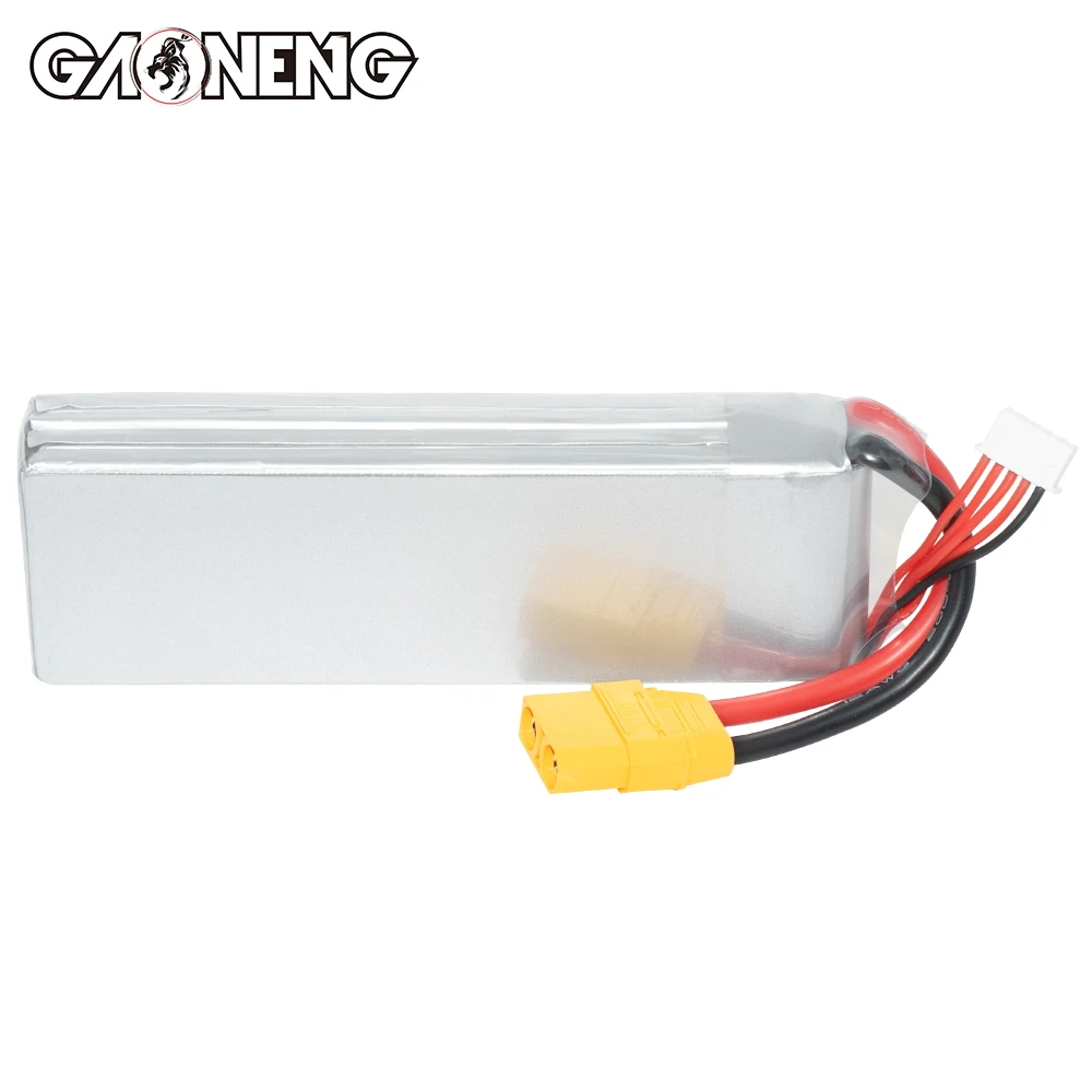 GAONENG GNB 6200mAh 4S 14.8V 110C XT90 RC LiPo Battery 600mm to 700mm Helicopters 800mm Warbirds Align 600 T-Rex 600 FPV Drone