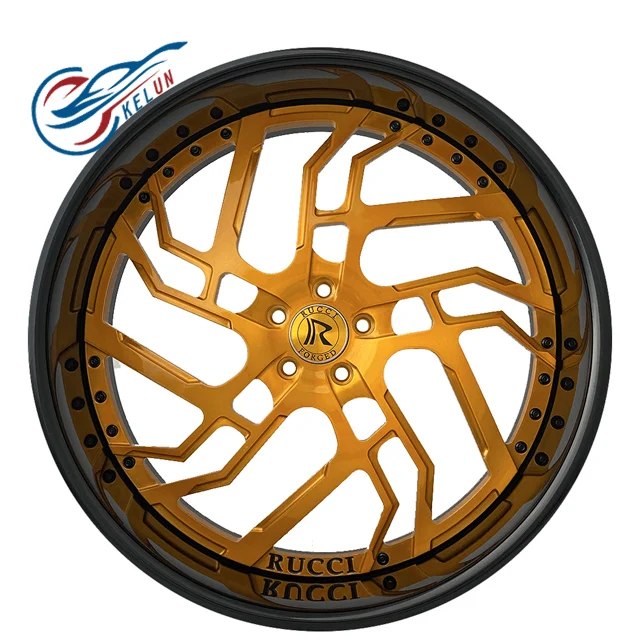 Most popular single wheel20 22 24  inch  Suitable for all models Gold chrome Aluminium wheel Forged wheels