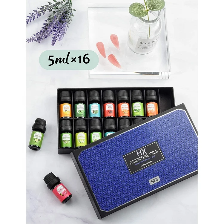 
100% Natural Organic Flower Extract Body Massage Relax Fragrance Essential Oil Skin Care 12 Pcs Kit 