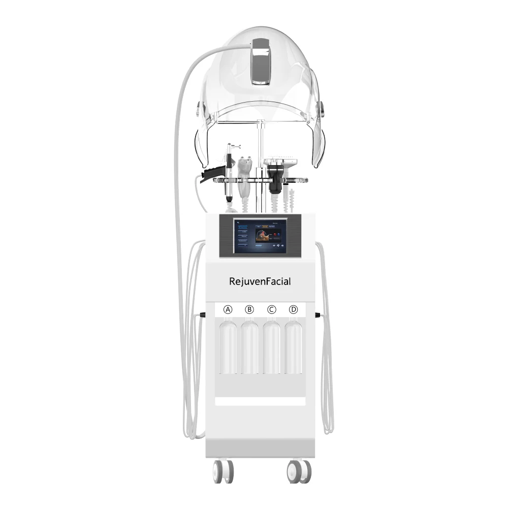 H202 Oxygen Exfoliating Facial Machine Oxygen Jet Skin Beauty Salon Equipment Skin Rejuvenation And Firming