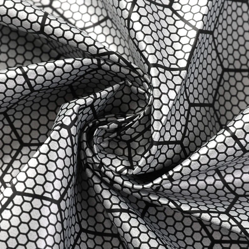 wholesale thermal insulation conductive graphene pu leather fabric uesd for garment lining