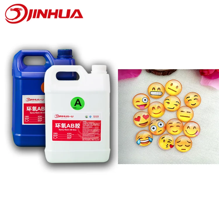 Прозрачная эпоксидная смола без пожелтения для самодельных мультяшных стикеров