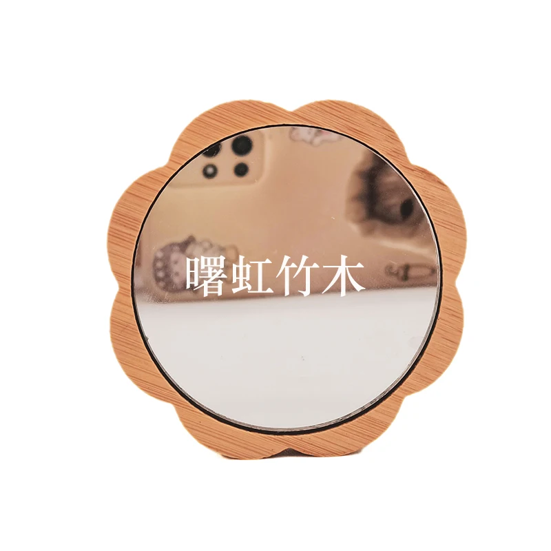 Cosmetic Compact Makeup Mirror Handheld Mirrors Girls Travel Mini Mirror