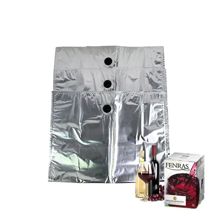 200L /220L aseptic bag with plastic fitment