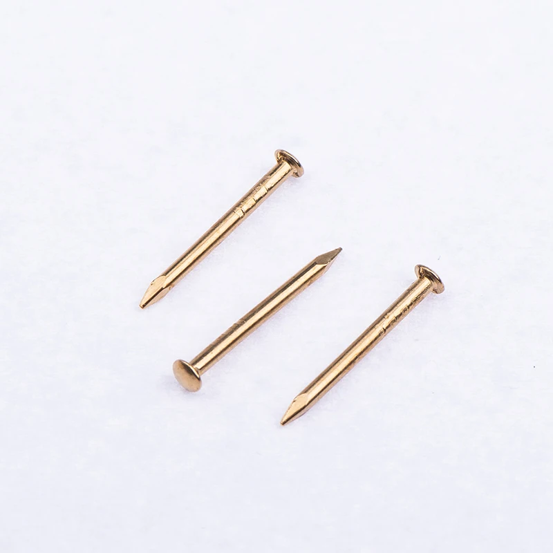 High-Strength Cement Nail  Use For Hanging Object Fixed On The Wall And  Photo Frame Round Head 1.5x18 Copper Nail