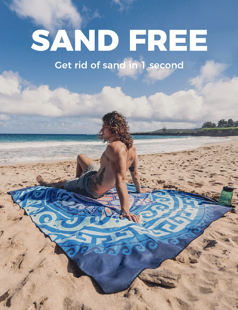 Sand Free Beach Blanket Custom Print Beach Towel