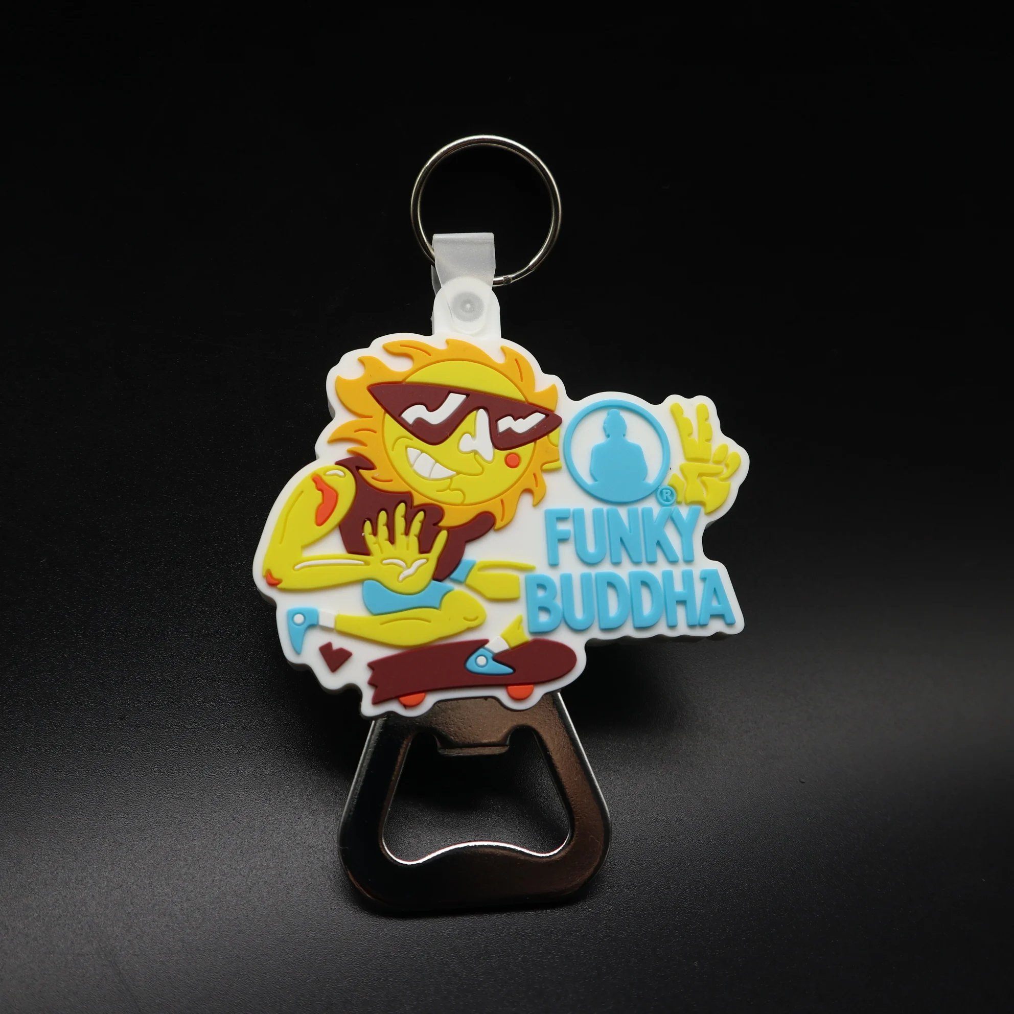 Yellow Jersey shape Metal Beer Bottle Opener Keyring Keychain High quality Zinc Alloy Enamel Key Ring Bottle Openers