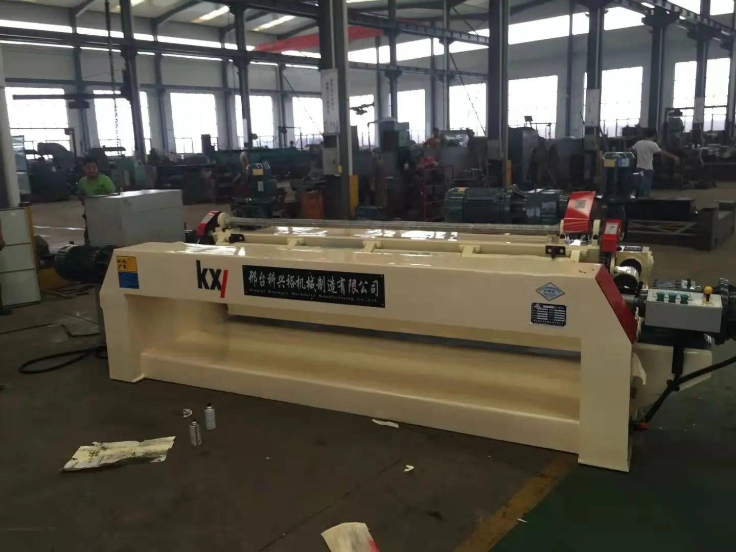 wood log  veneer peeling machine