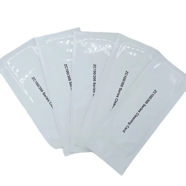 Ze bra ZC100 ZC300 Pvc Card Printer Cleaning Card 105999-311