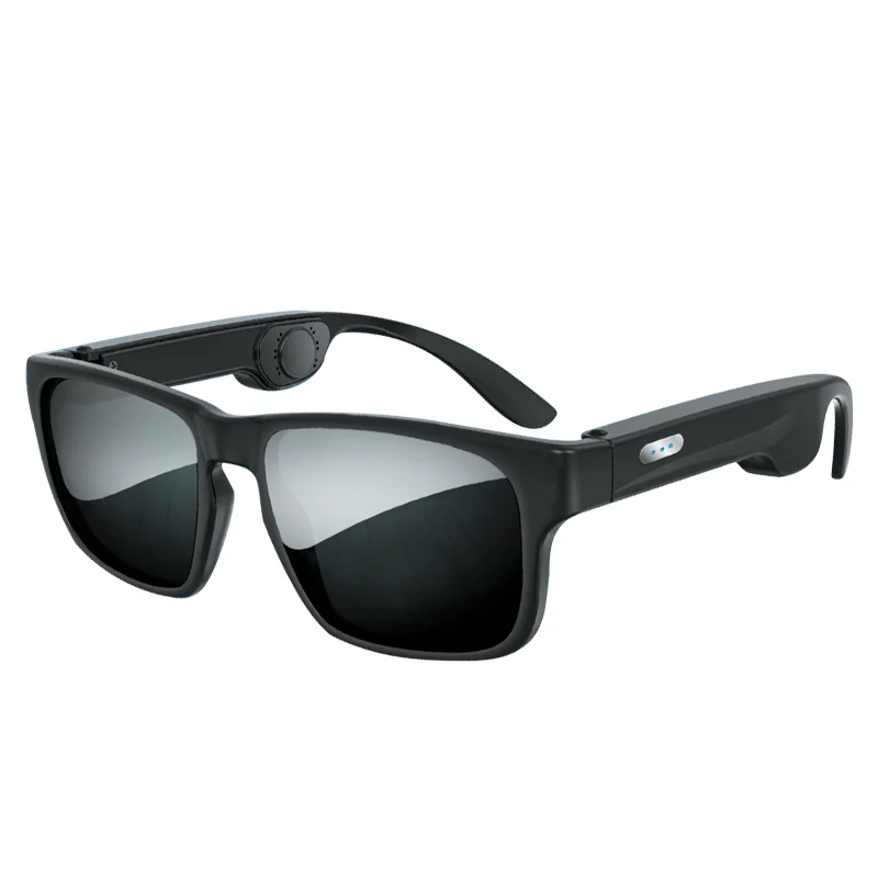 2021 new trending smart MP3 waterproof wireless headphone sunglasses glasses bone conduction glasses
