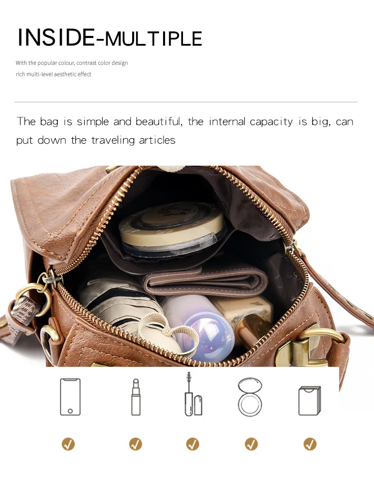FANXI RTS Hot Selling Square Soft PU Leather Luxury Brand Crossbody Bag Hand-handle Shoulder Bag Designer Handbag for Women
