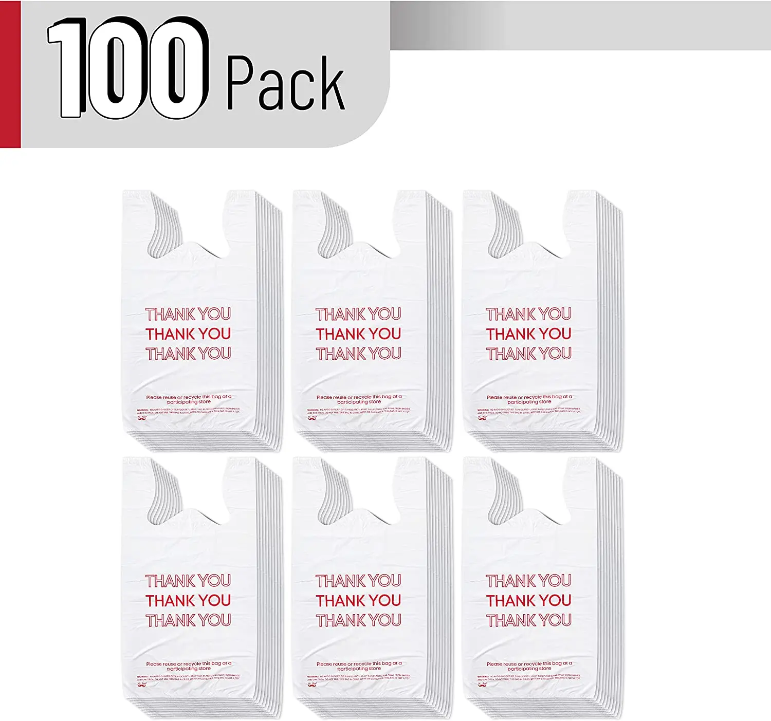 Одноразовая футболка HDPE check shopping bag пластиковая сумка