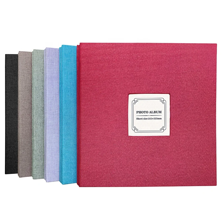 315x325mm Self-Adhesive Photo Album Cloth Cover Post Bound Dry Mount Sheet DIY Wedding Photos Paper Material