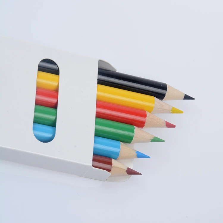 Mini Color Pencil Set with Box Drawing Colour Pencils for Kids Mini Colouring Pencil and Paper Pack