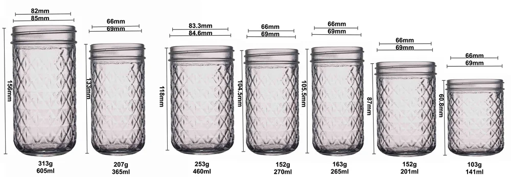 Berlin Packaging Wholesale Packing Round Wide Mouth Food Storage Beverage Honey Glass Mason Jars With Aluminum Lids