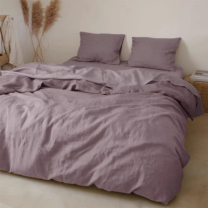 Breathable Bedding Set Hemp Bedding Set Hemp Bed Linen Bed Sheet