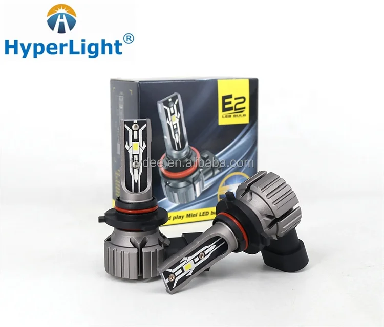 HyperLight led headlight E2 H16 60W Car Front Lights Bulbs Car Headlamps CSP chip 6500K