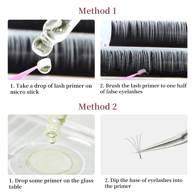 Eyelash extension bonder eyelash primer and bonder super bonder de extension de cilios