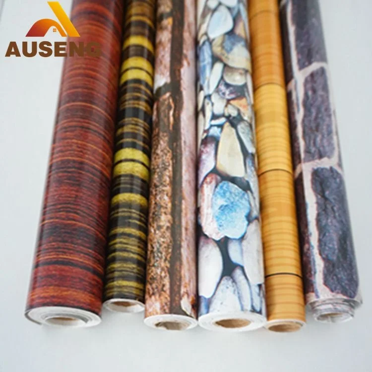 3D Marble Pattern Sticker Cover Roll Papel De Parede Autoadesivo Vinyl Sticker Roll Adhesive Wall Paper Rolls Wallpaper