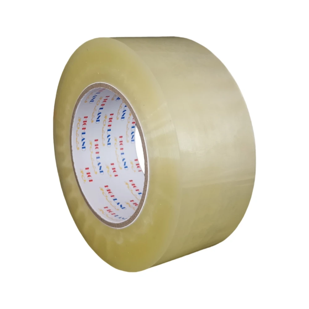 Factory wholesale BOPP Transparent and printing office school decoration super crystal Stationery tape desk tape sellotape